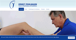 Desktop Screenshot of pohlmann-physio.de